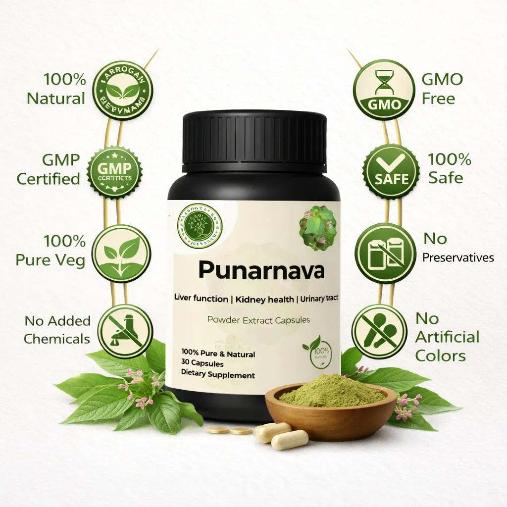 Punarnava Capsules – Natural Kidney & Detox Support