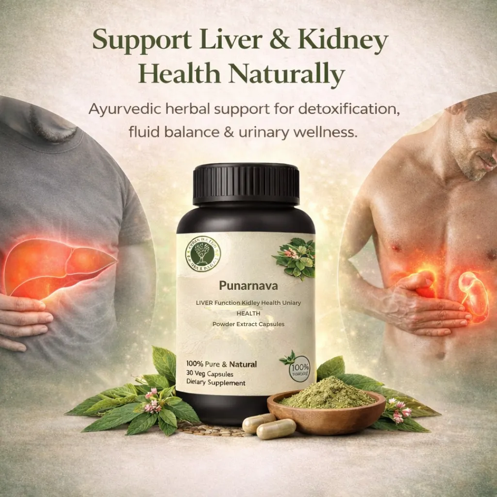 Punarnava Capsules – Natural Kidney & Detox Support