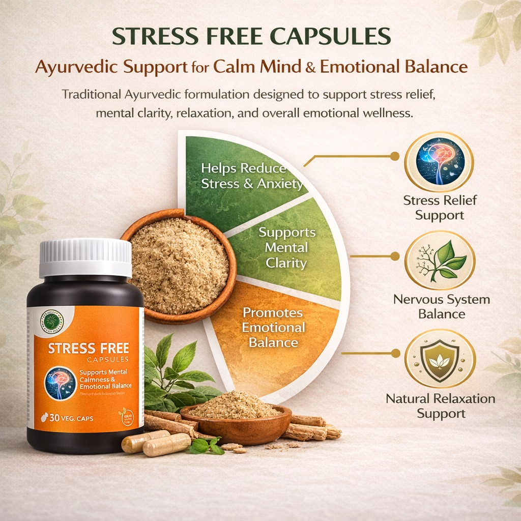 Stress Free Capsules – Natural Calm & Relaxation Support