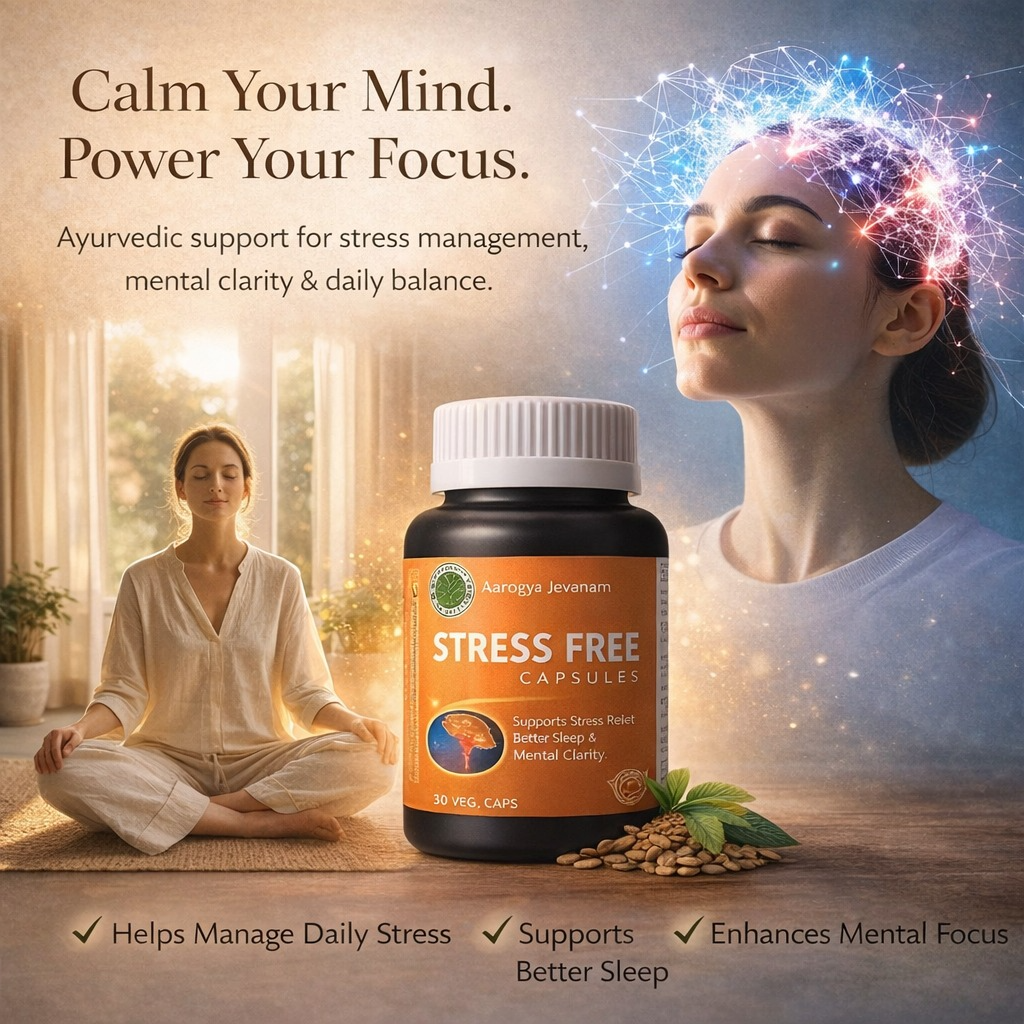 Stress Free Capsules – Natural Calm & Relaxation Support