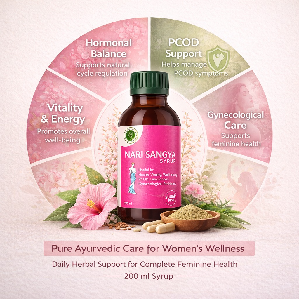 Nari Sangya Syrup – Ayurvedic Women’s Hormonal Support