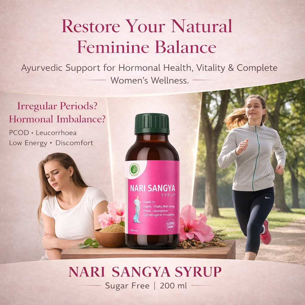Nari Sangya Syrup – Ayurvedic Women’s Hormonal Support