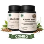 Boost stamina, immunity & vitality naturally with Aarogya Jeevanam’s Keeda Jadi and Sea Moss combo. Premium Ayurvedic formula for strength, energy & overall wellness.