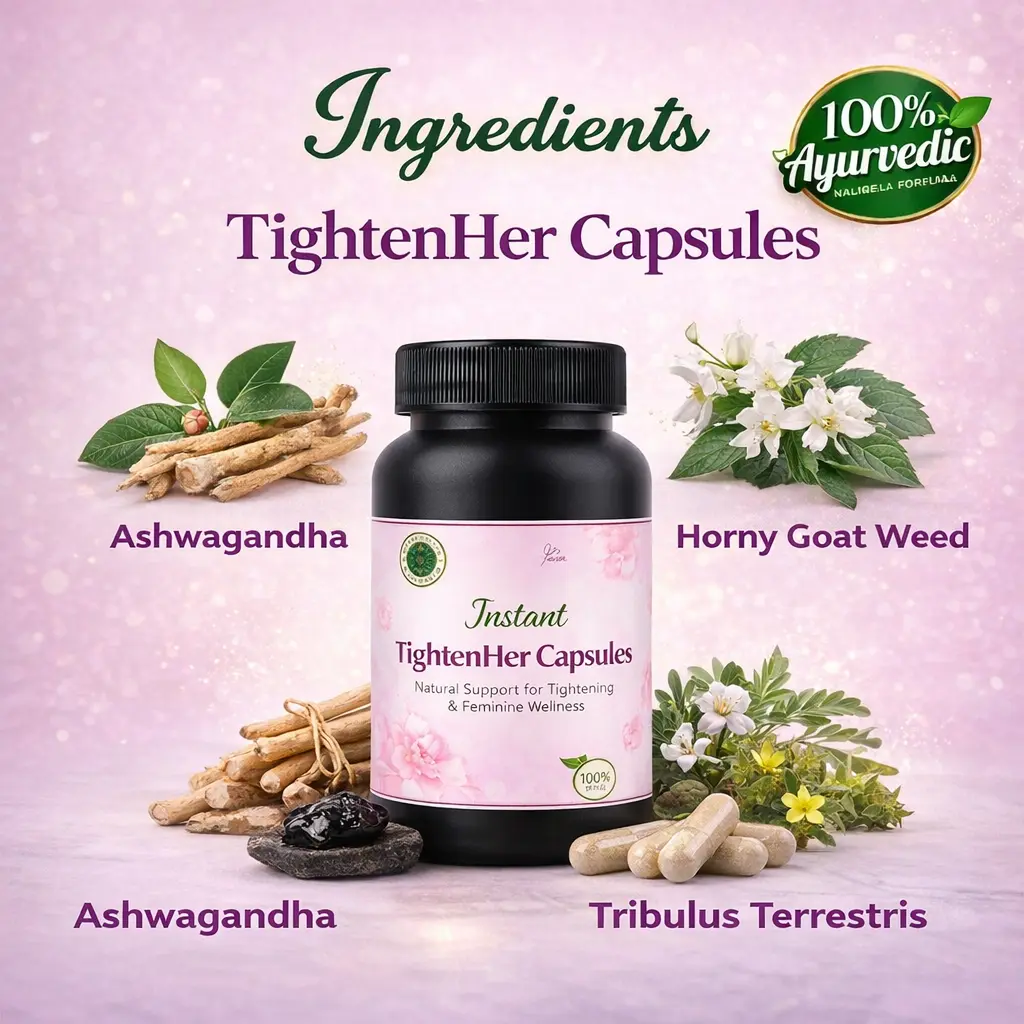 Herbal Vaginal Tightening Combo – Herbal Vaginal Tightening Lape & Capsules for Intimate Wellness Support