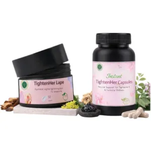 Herbal Vaginal Tightening Combo – Herbal Vaginal Tightening Lape & Capsules for Intimate Wellness Support