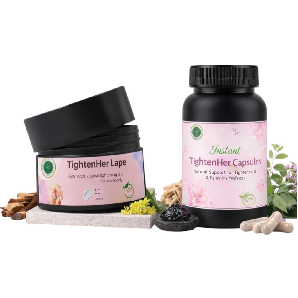 Herbal Vaginal Tightening Combo – Herbal Vaginal Tightening Lape & Capsules for Intimate Wellness Support