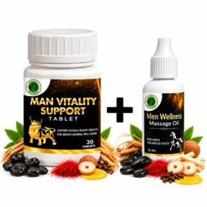 Man Vitality Support Combo – Natural Energy & Stamina Support
