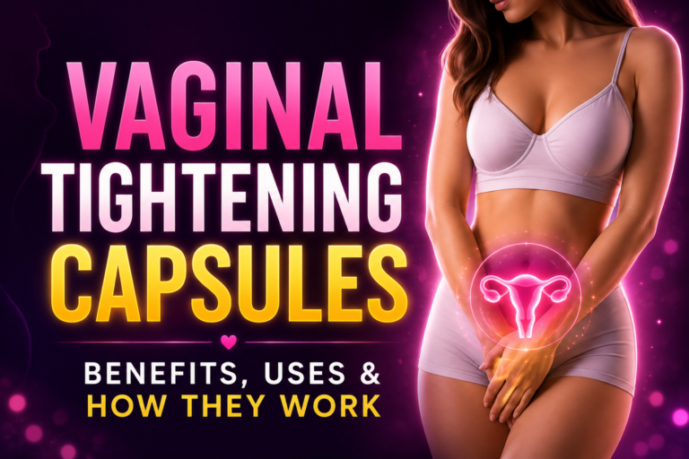 Vaginal tightening capsules for feminine wellness benefits uses and natural intimate health support